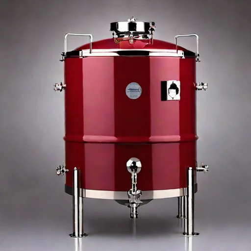 A halophile-culture brine tun, photographed against a plain background