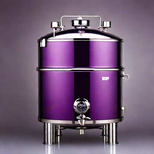 A halophile-culture brine tun, photographed against a plain background