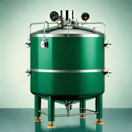A halophile-culture brine tun, photographed against a plain background