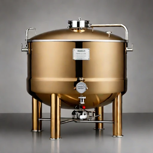 A halophile-culture brine tun, photographed against a plain background