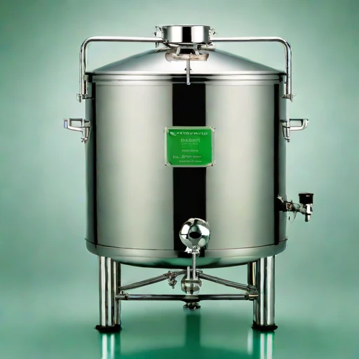 A halophile-culture brine tun, photographed against a plain background