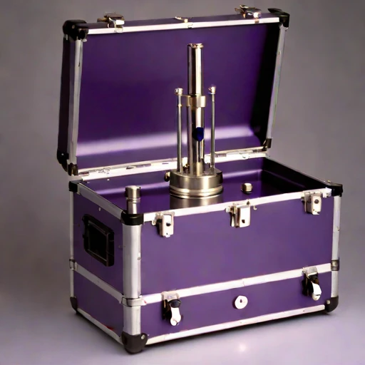 A halocline calibration column, photographed against a plain background