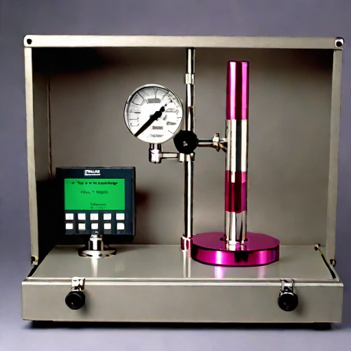 A halocline calibration column, photographed against a plain background