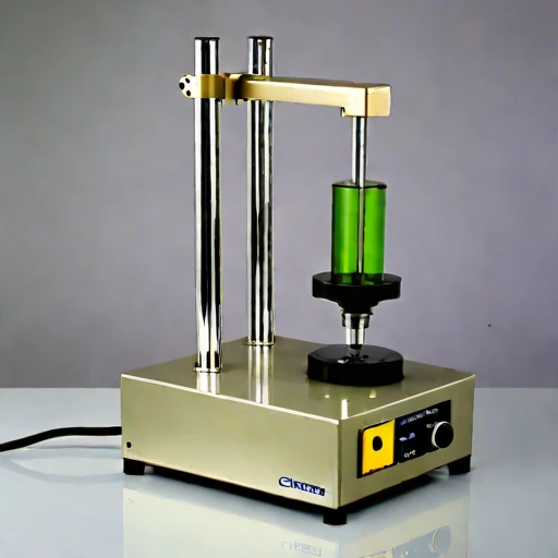 A halocline calibration column, photographed against a plain background