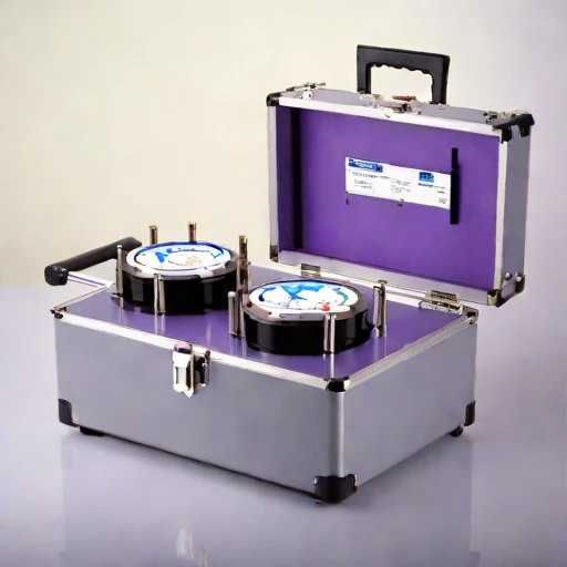 A halocline calibration column, photographed against a plain background