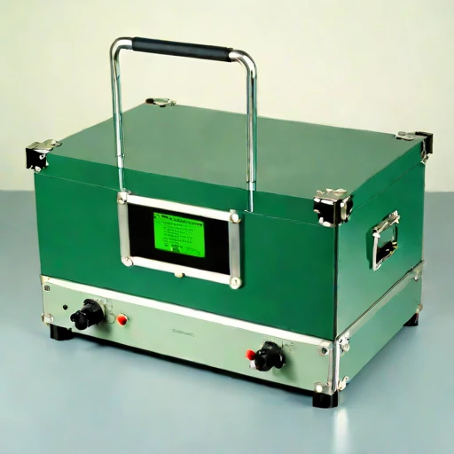 A halocline calibration column, photographed against a plain background