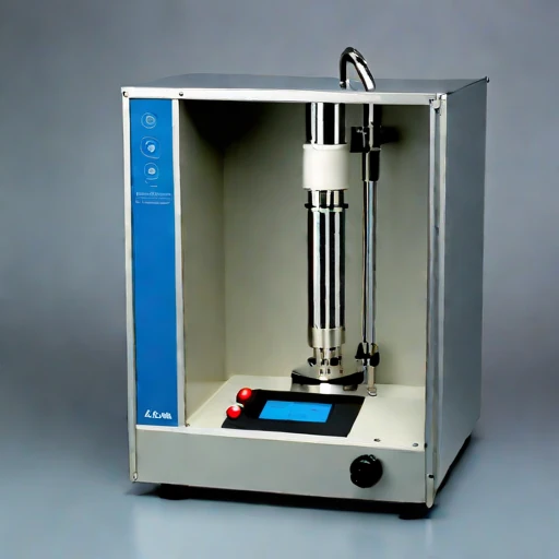 A halocline calibration column, photographed against a plain background
