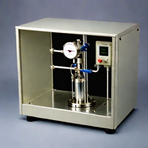 A halocline calibration column, photographed against a plain background