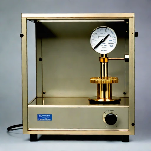 A halocline calibration column, photographed against a plain background