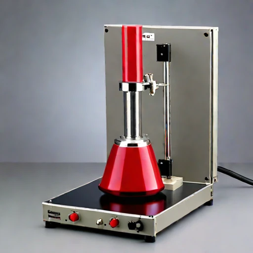 A halocline calibration column, photographed against a plain background