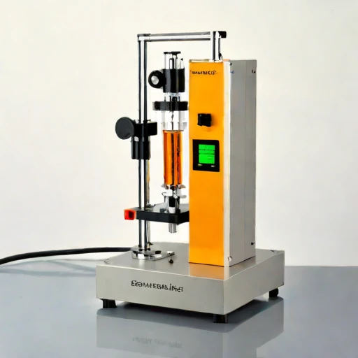 A halocline calibration column, photographed against a plain background