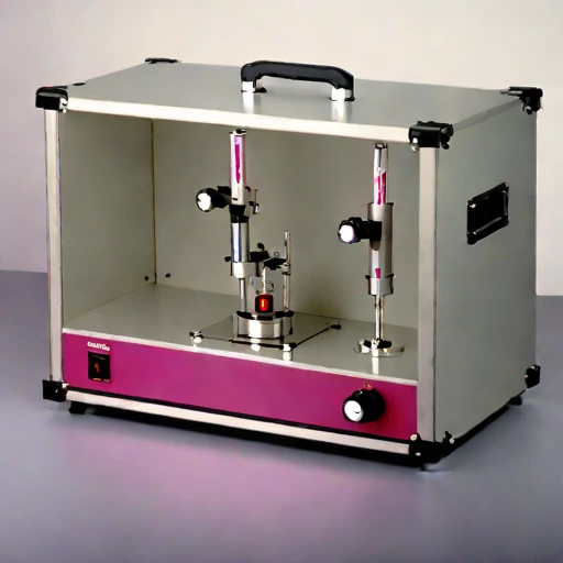 A halocline calibration column, photographed against a plain background