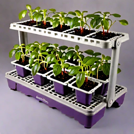 A hydroperiod-cycled nursery bed, photographed against a plain background