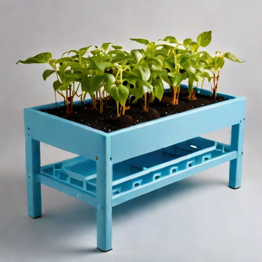 A hydroperiod-cycled nursery bed, photographed against a plain background