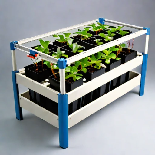 A hydroperiod-cycled nursery bed, photographed against a plain background