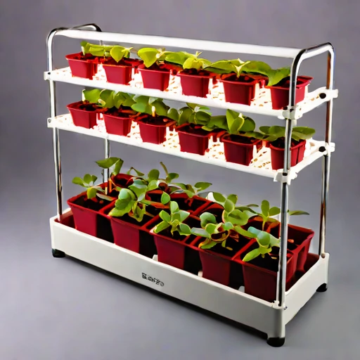 A hydroperiod-cycled nursery bed, photographed against a plain background