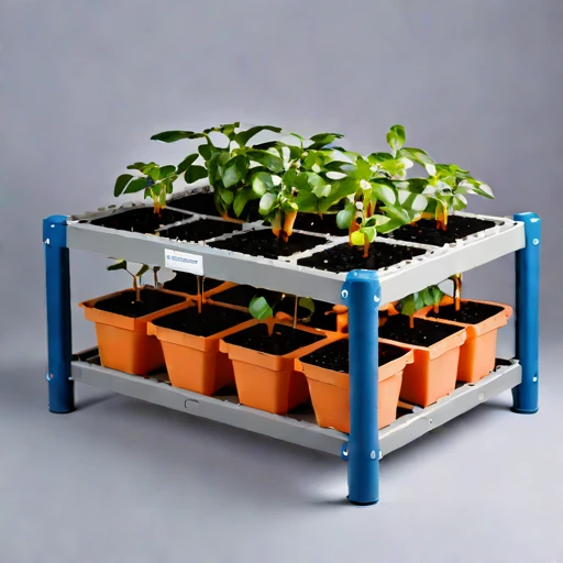 A hydroperiod-cycled nursery bed, photographed against a plain background
