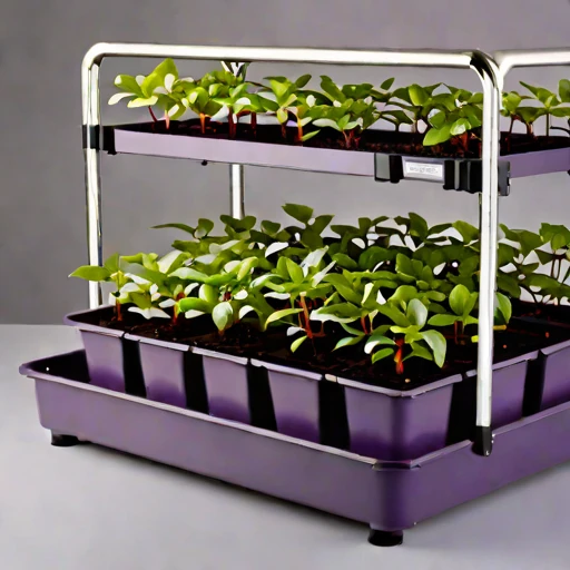 A hydroperiod-cycled nursery bed, photographed against a plain background