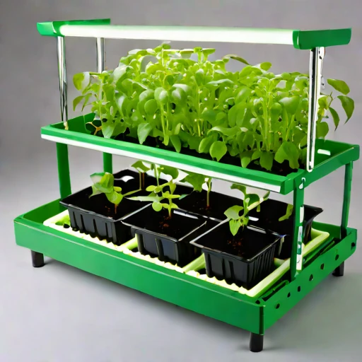 A hydroperiod-cycled nursery bed, photographed against a plain background