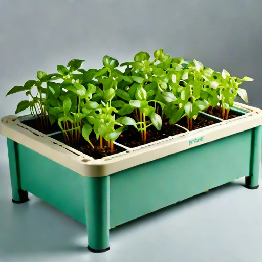 A hydroperiod-cycled nursery bed, photographed against a plain background