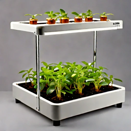 A hydroperiod-cycled nursery bed, photographed against a plain background