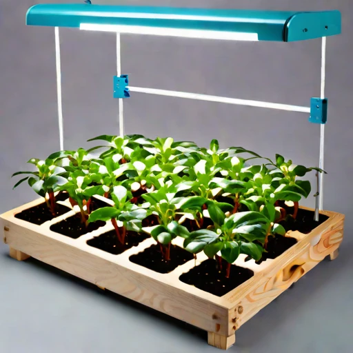 A hydroperiod-cycled nursery bed, photographed against a plain background