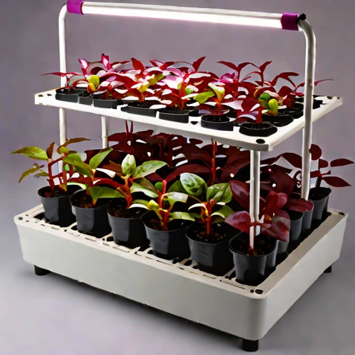A hydroperiod-cycled nursery bed, photographed against a plain background