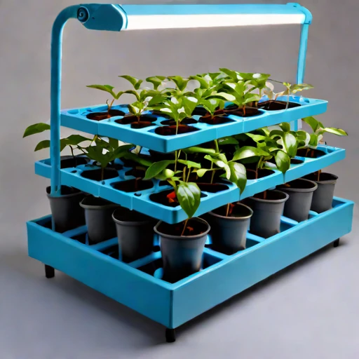 A hydroperiod-cycled nursery bed, photographed against a plain background