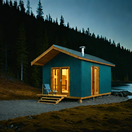 A halocline dive lodge, photographed against a plain background