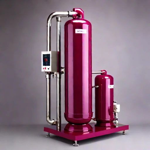 A hyporheic-flow sand column, photographed against a plain background