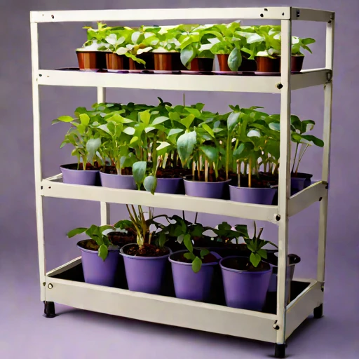 A halophyte hardening frame, photographed against a plain background