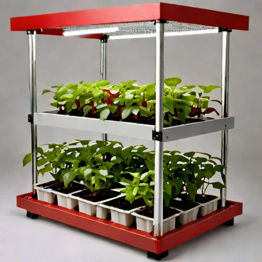 A halophyte hardening frame, photographed against a plain background