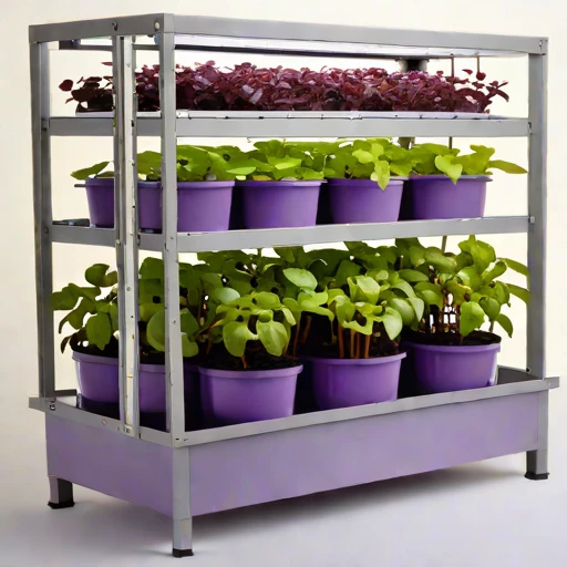 A halophyte hardening frame, photographed against a plain background