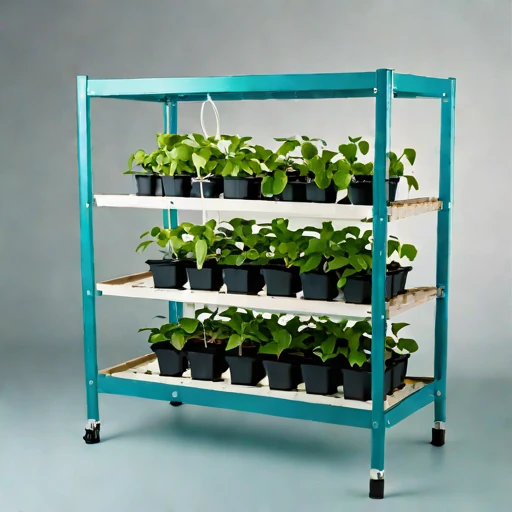 A halophyte hardening frame, photographed against a plain background