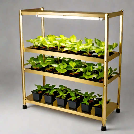 A halophyte hardening frame, photographed against a plain background