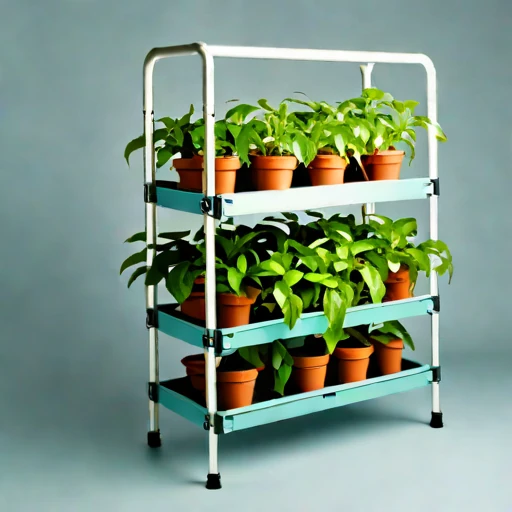 A halophyte hardening frame, photographed against a plain background
