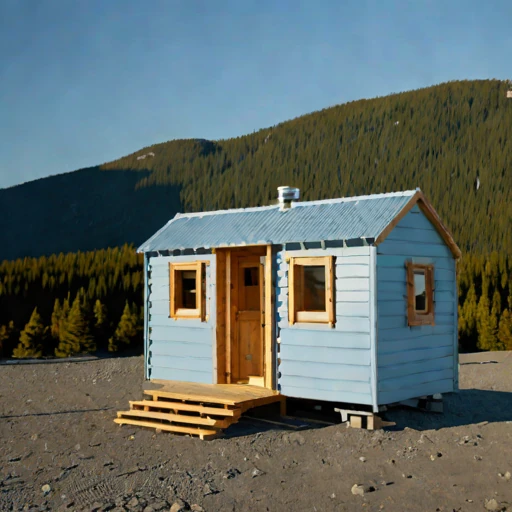 A harmattan-season guest hut, photographed against a plain background