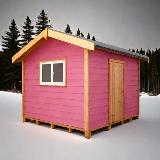 A harmattan-season guest hut, photographed against a plain background