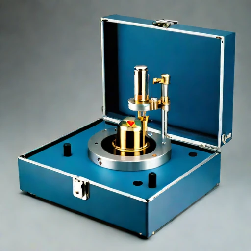 An isostasy-corrected gravity comparator, photographed against a plain background