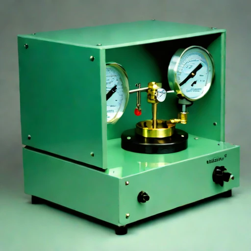 An isostasy-corrected gravity comparator, photographed against a plain background