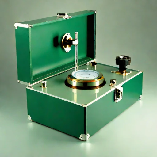 An isostasy-corrected gravity comparator, photographed against a plain background