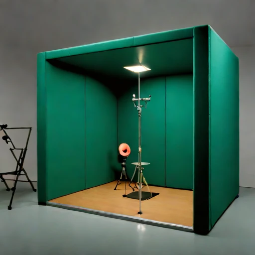 An impact-damped rehearsal loft, photographed against a plain background
