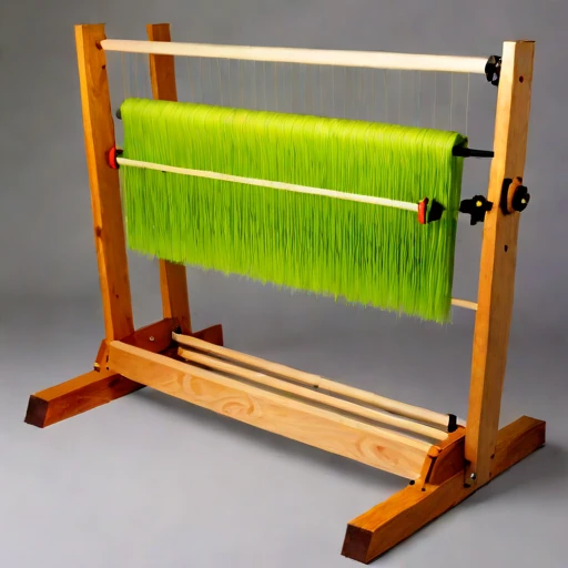 An isopiestic-hold warping frame, photographed against a plain background