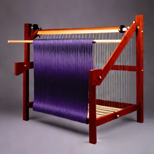 An isopiestic-hold warping frame, photographed against a plain background