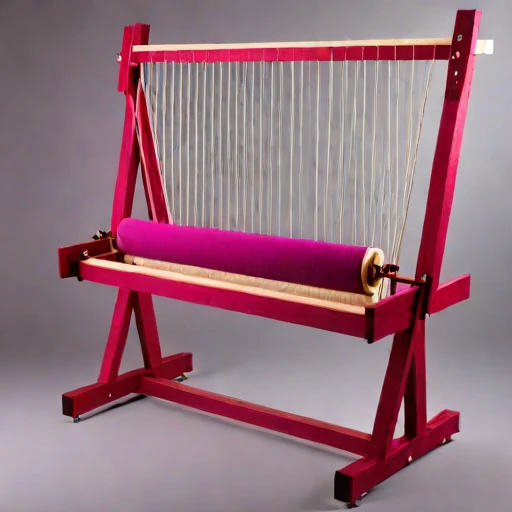 An isopiestic-hold warping frame, photographed against a plain background