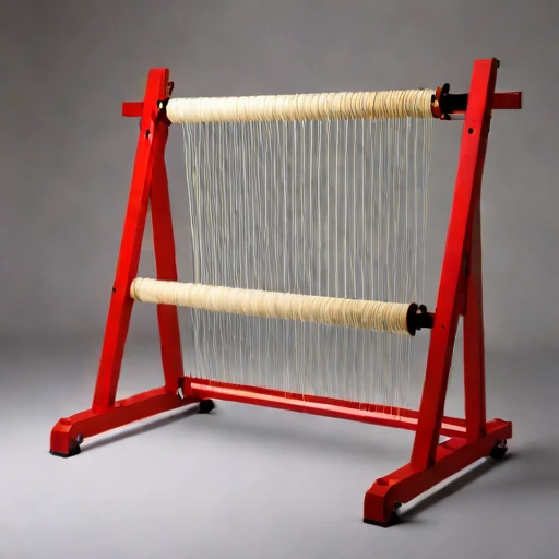 An isopiestic-hold warping frame, photographed against a plain background