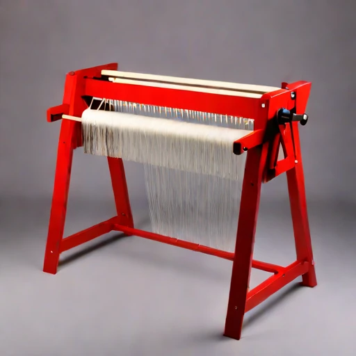 An isopiestic-hold warping frame, photographed against a plain background