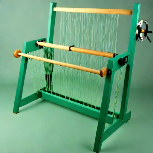 An isopiestic-hold warping frame, photographed against a plain background