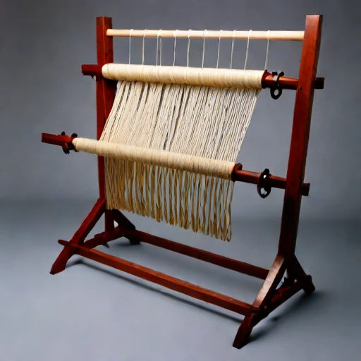 An isopiestic-hold warping frame, photographed against a plain background