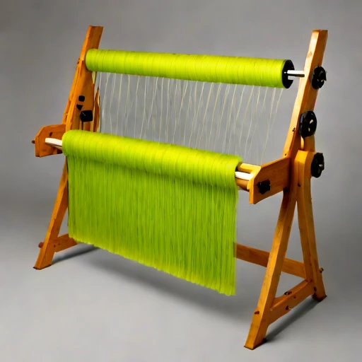 An isopiestic-hold warping frame, photographed against a plain background